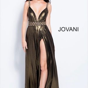 Jovani green gown